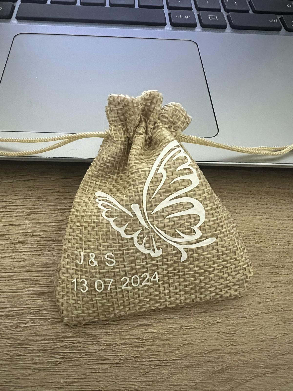 Sac de jute personnalisé